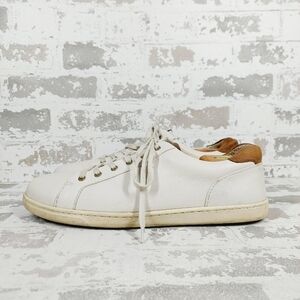Born White Leather Lace Up Casual Sneakers F213